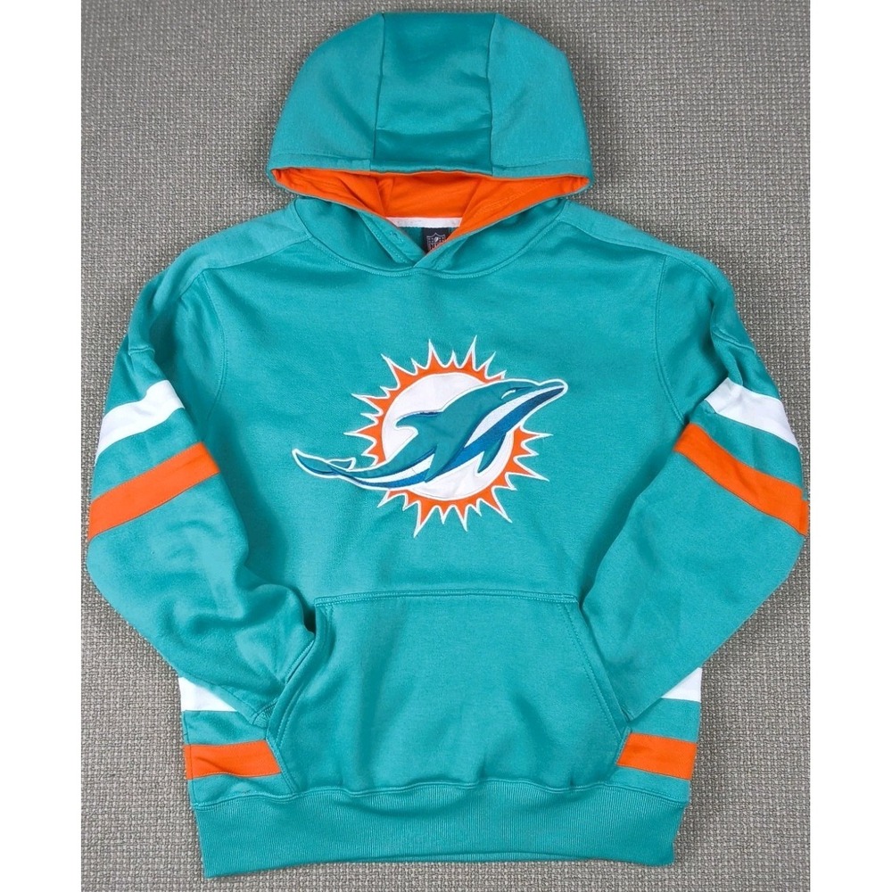 Team Apparel NFL Miami Dolphins Men's Hoodie Sweatshirt Medium